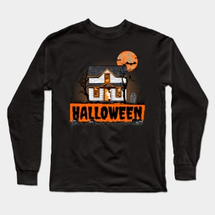 Haunted House Halloween! Long Sleeve T-Shirt